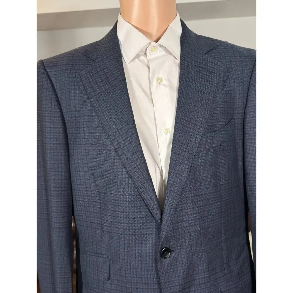 Tom Ford Houndstooth Blue O'Connor 52IT 42R US Sport Jacket Blazer